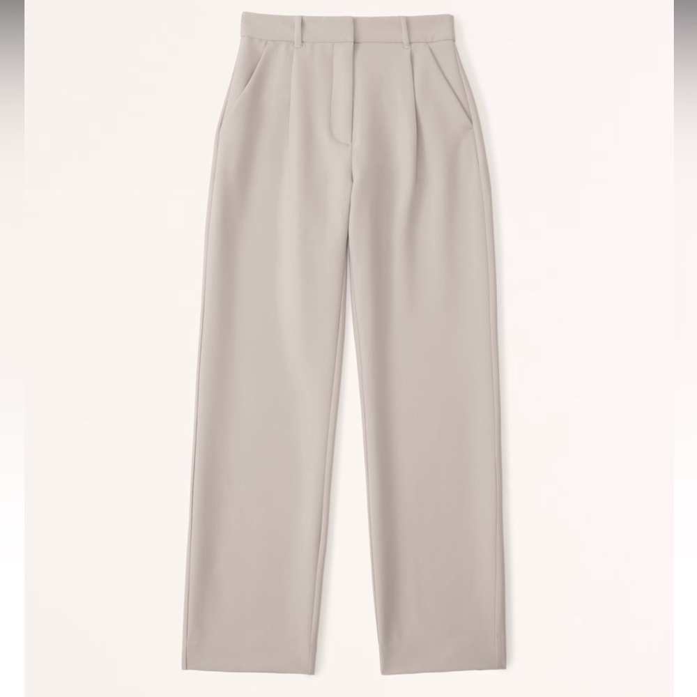 Abercrombie & Fitch Tailored Relaxed Straight Pant